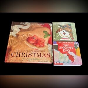 3/$18 Christmas and Winter Themed Children's Board Books- Set of 3